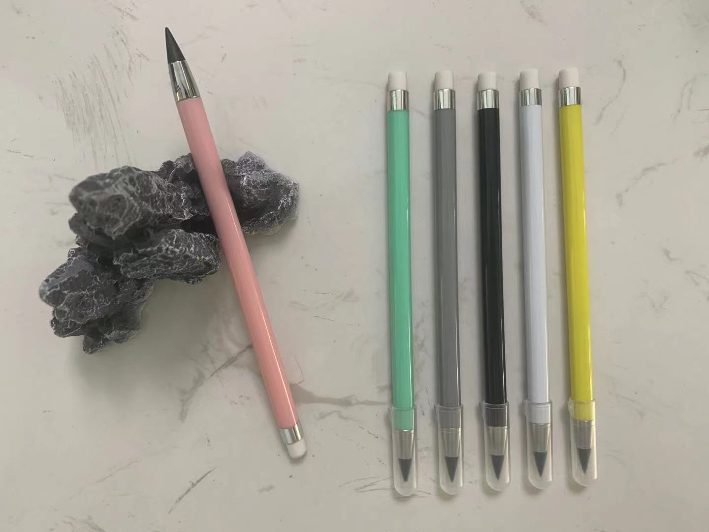 Forever pencil with eraser