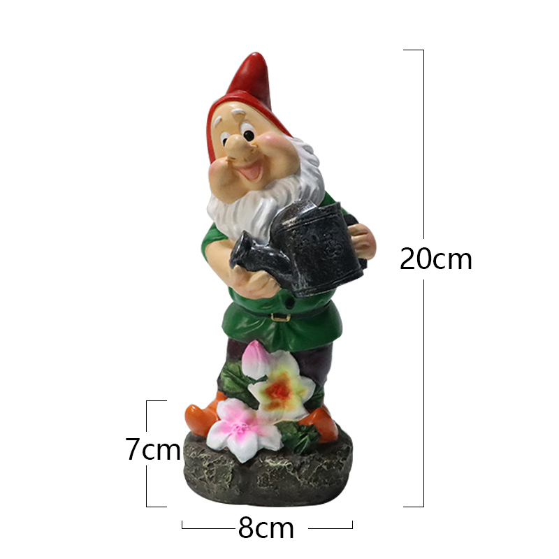 Custom resin colorful crafts gnome garden sets ornaments furniture statue garden buildings Home Decoration figurine