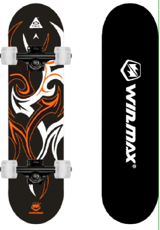 9 Ply Premium Maple Double Kick Concave Deck