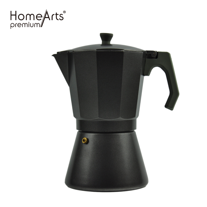 High quality grey moka pot coffee pot