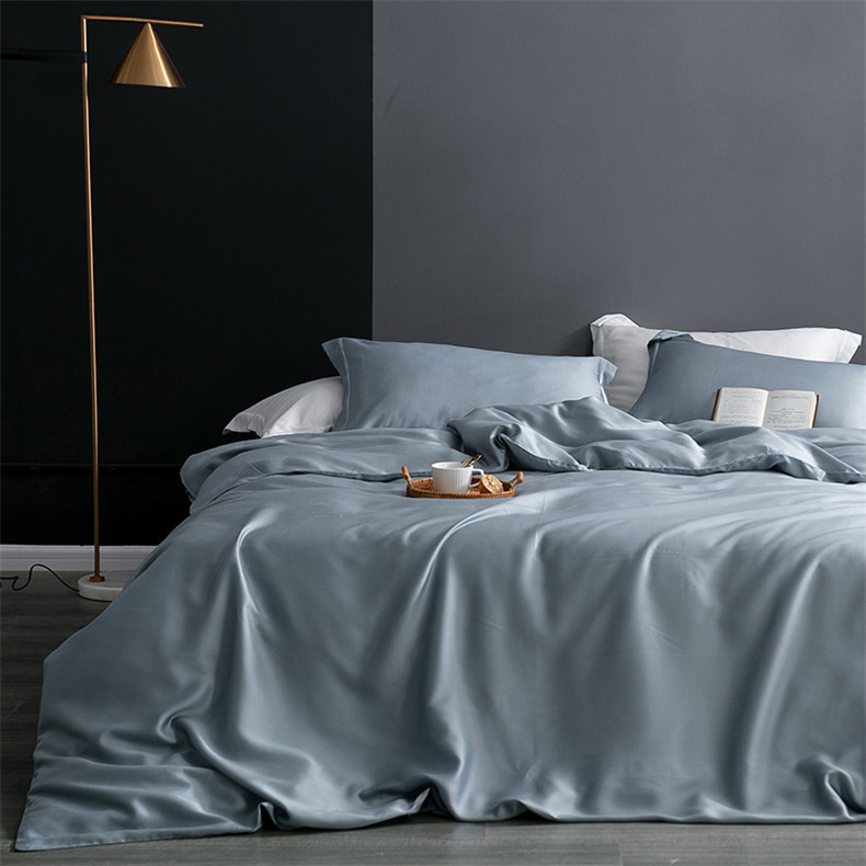 Solid Color Mulberry Silk Quilt Cover Duvet Cover