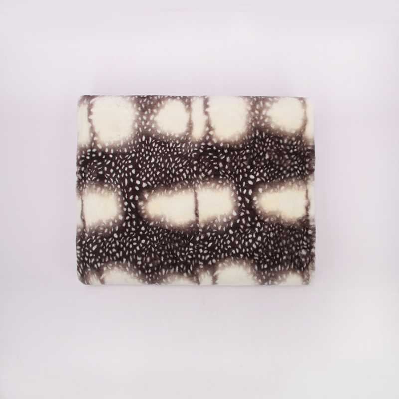Fake rabbit fur printing