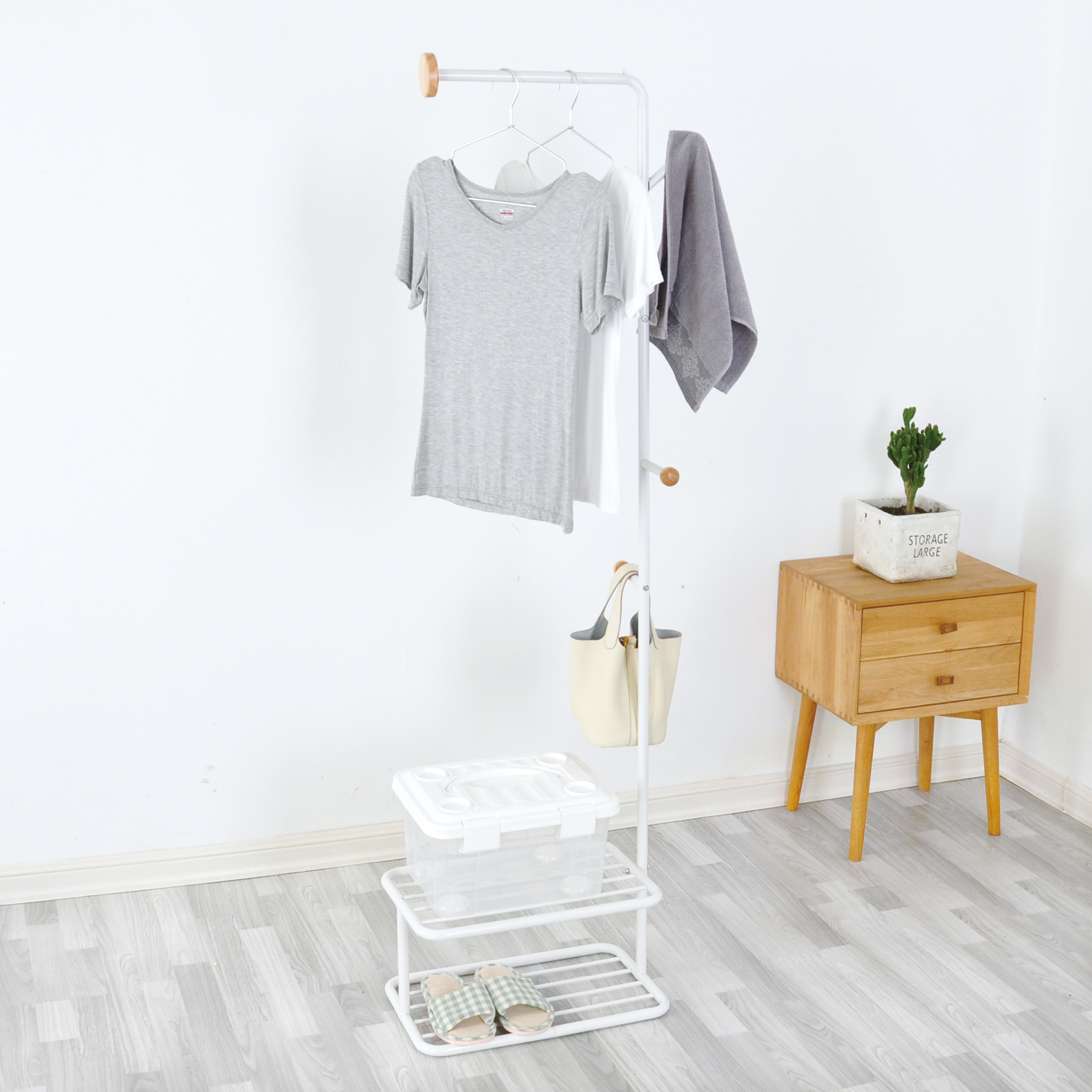 Two layer multifunction shelf