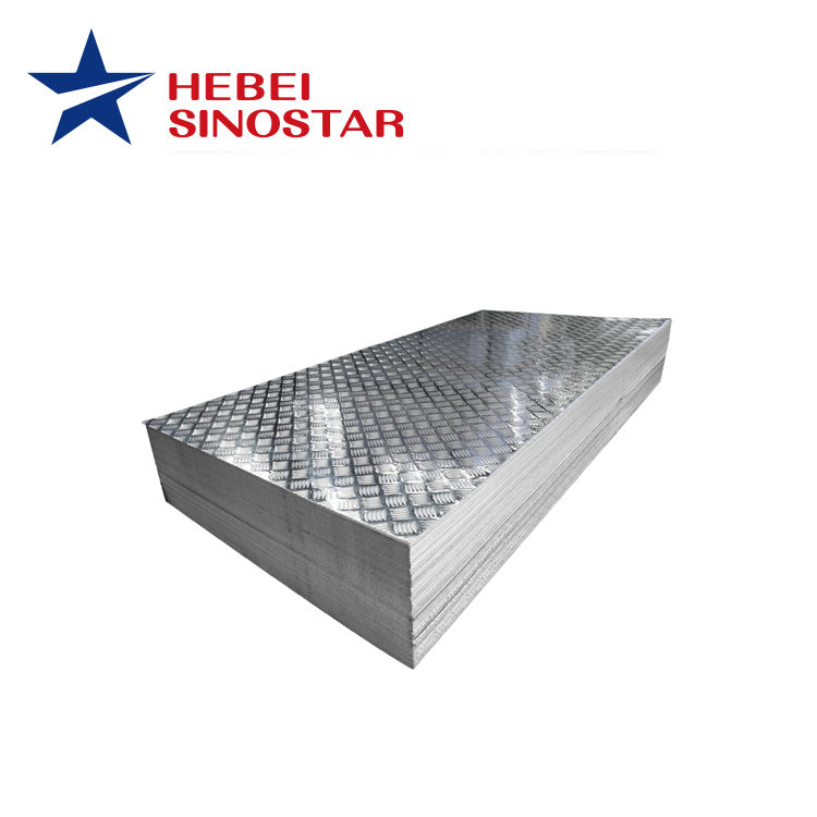 Aluminium chequered sheets