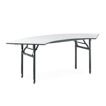 Hotel restaurant PVC plywood table top Dining annular banquet table