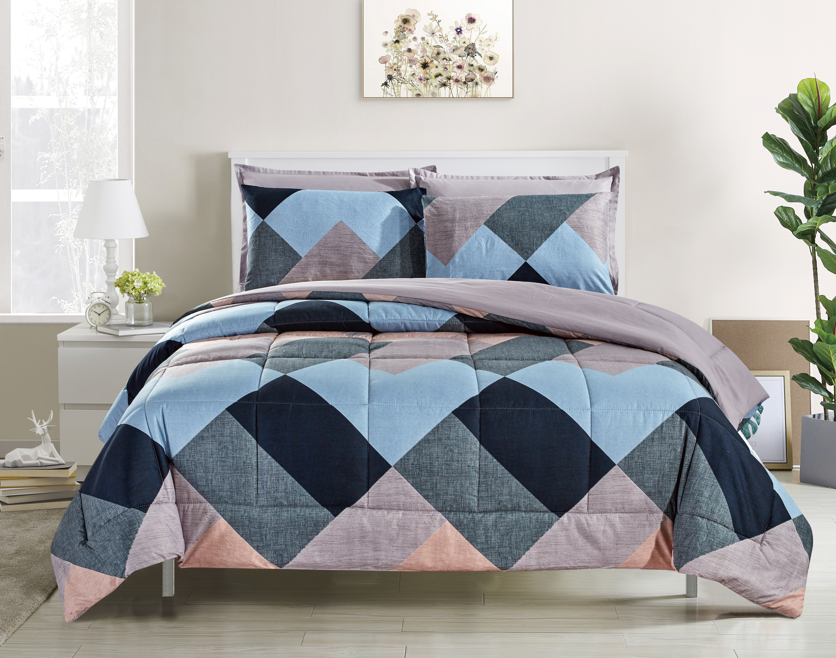 Winter quilt set 6 pieces printed new pattern soft ultra light weight hot-selling
