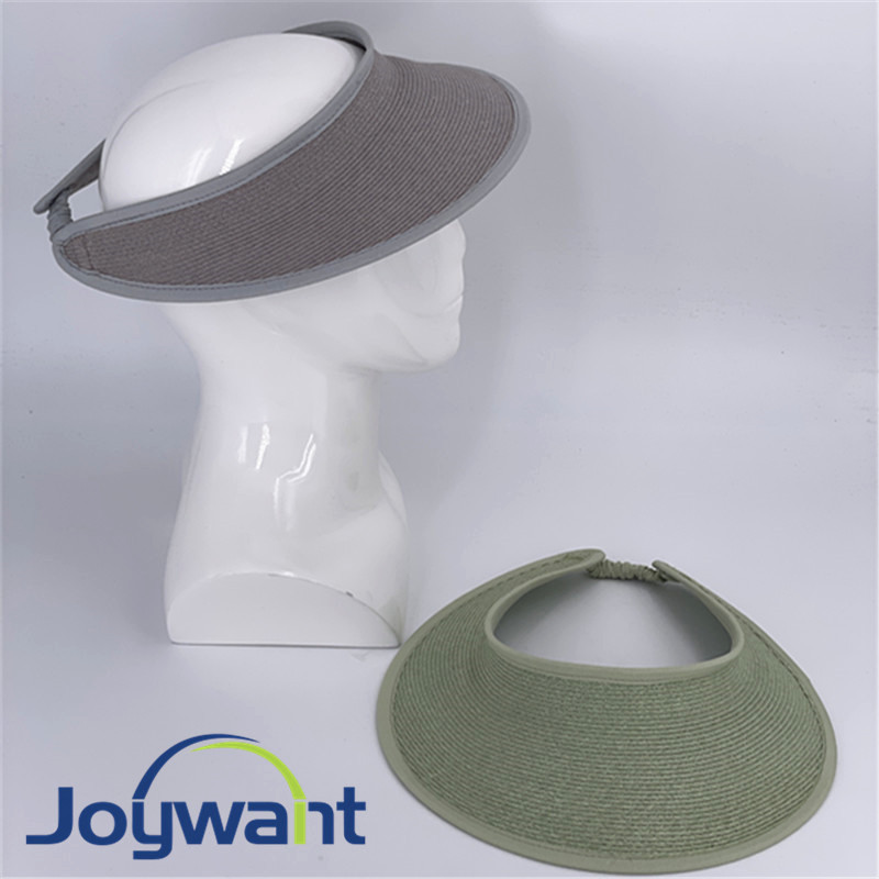 lady allure visor hat simple beach hat macaron premium braid