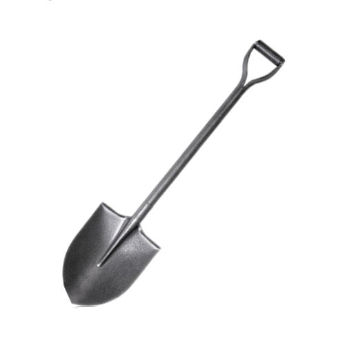 Shovel With Steel Handle
