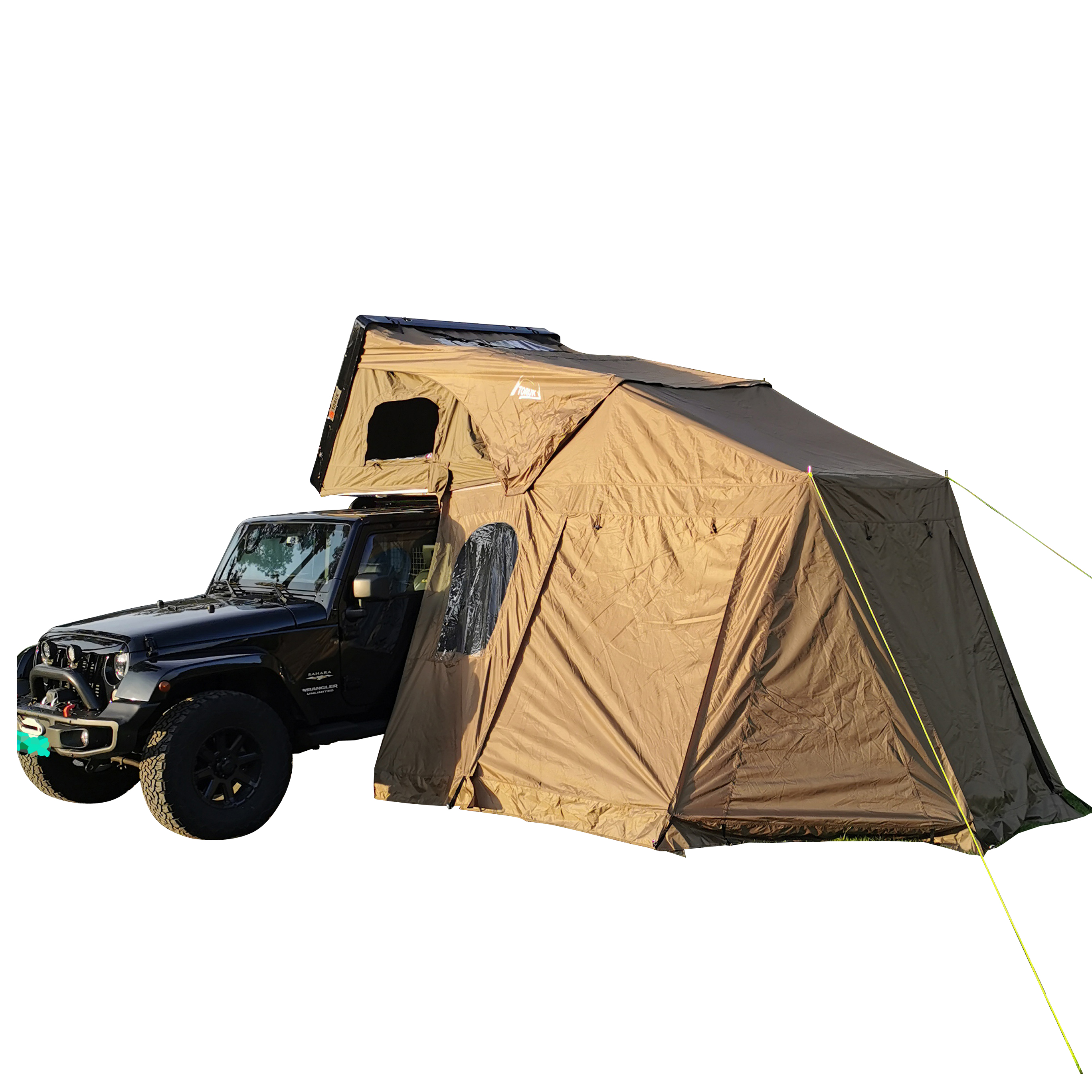 3-4 Person 4x4 Off Road Camper Overland Hardshell Roof Top Rooftop Car Camping Trailer Family Size Tent