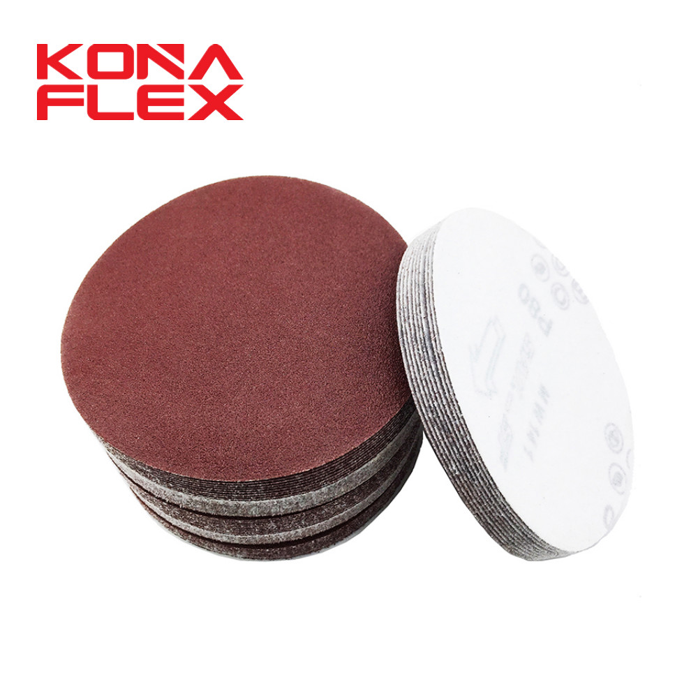Konaflex 7 inch(180mm) Aluminum Oxide sanding discs hook&loop without hole