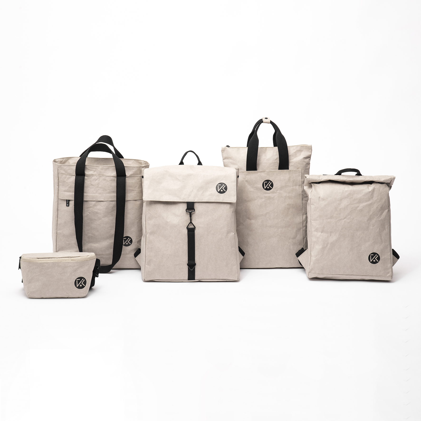 High Quality Recyclable and Washable Kraft Paper Backpack Fashion Bag Backpack