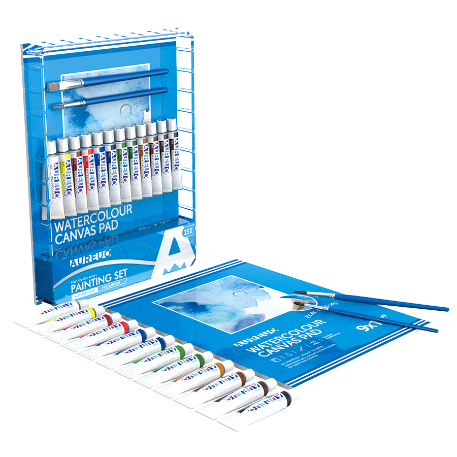 Paintingset-Watercolourcanvaspad