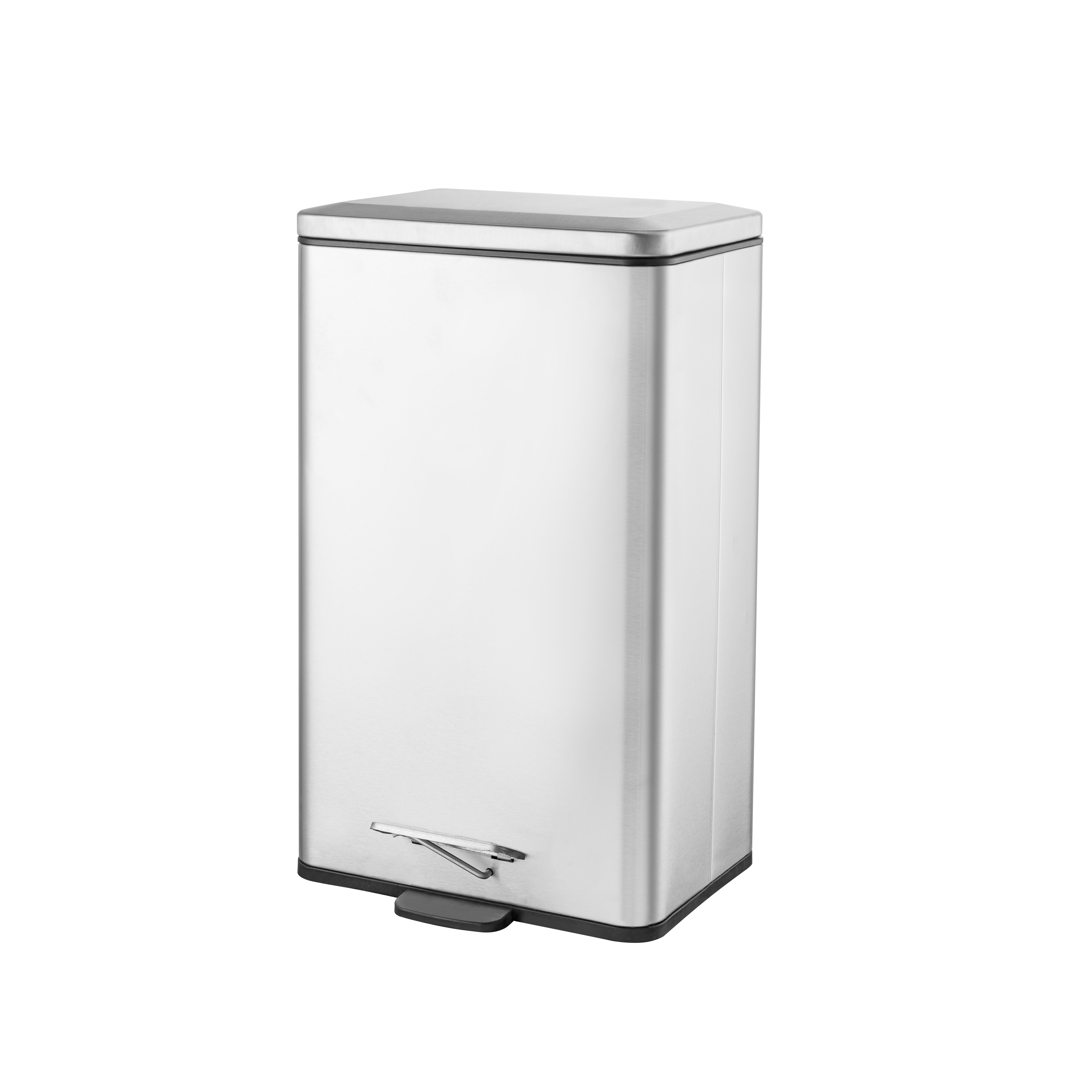 15L Rectangle Pedal Bin-Mat Finish-Front