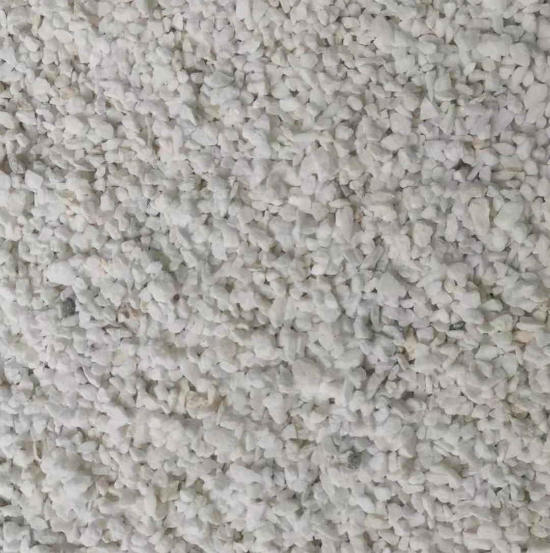 white crushed stone,stone chips,stone chips for garden