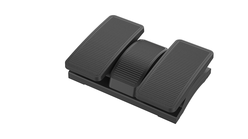 Footrest foot rest with ergonomic design plastic material angle height adjustable