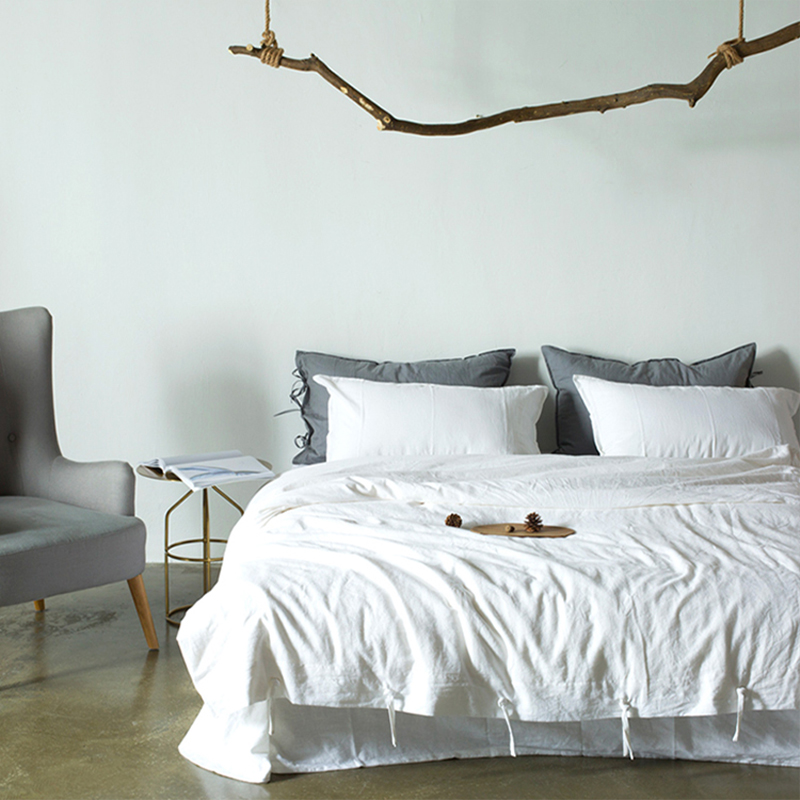 100% French Flax Linen beddig set