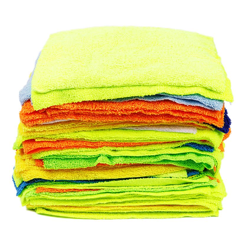 Microfiber ultra plush car cleaning towel cleaning rags all purpose cleaning towel