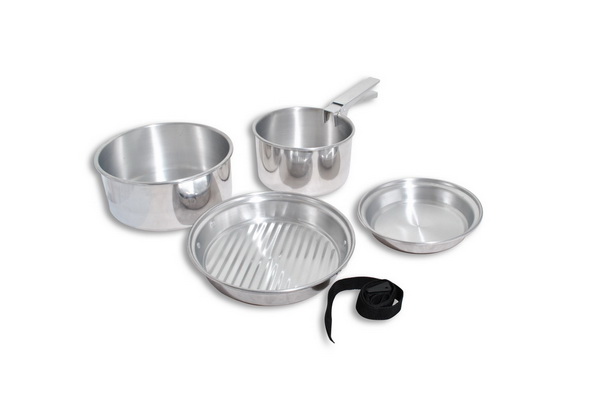 6 pcs Aluminum Camping Cookware Set