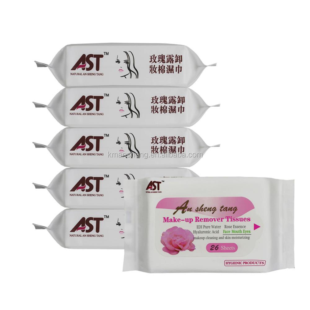 Low MOQ Make-up Remover Wet Wipes for Skin Care