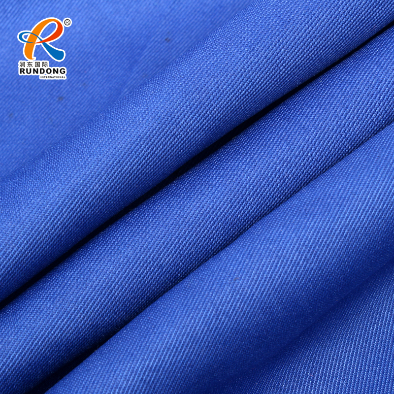 Ready ship polyester and cotton drill fabric
