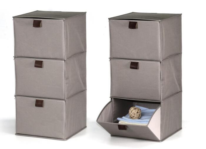 Foldable Storage Cabinet- 3 Drawer