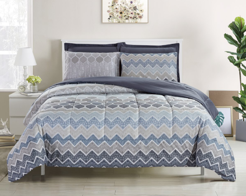 Luxury line printed winter quilt set 6 pieces printed new pattern soft ultra light weight hot-selling