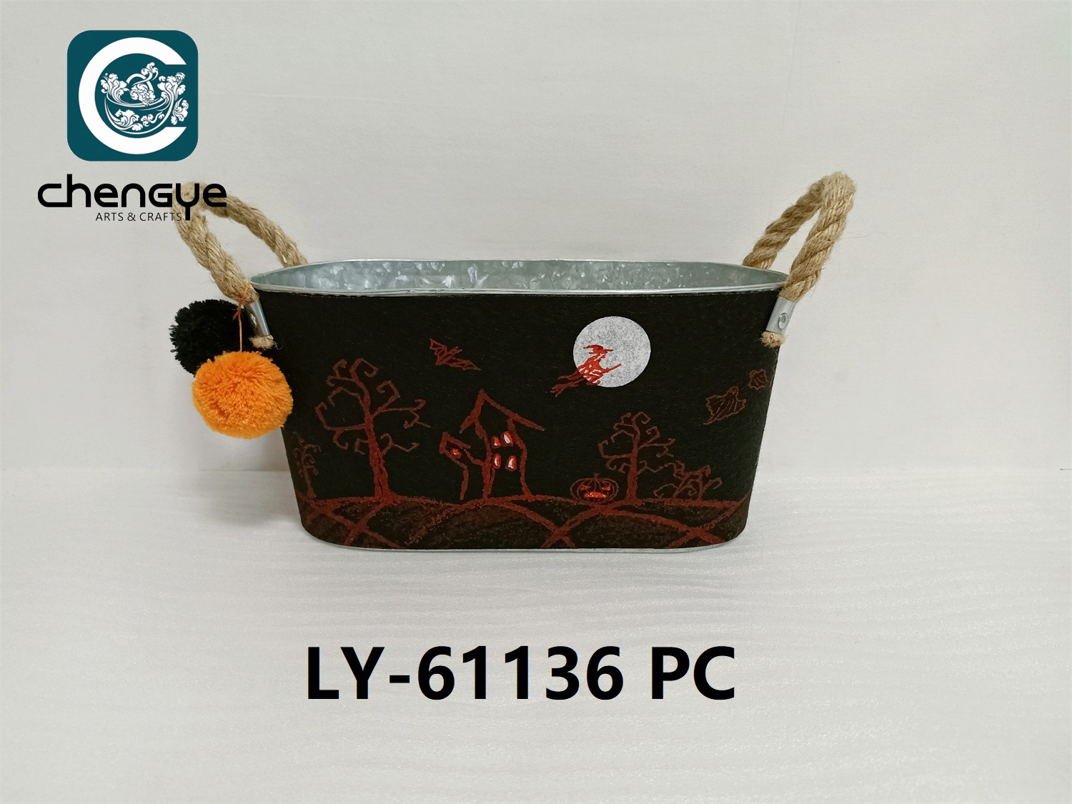 METAL BUCKET, Halloween，STORAGE