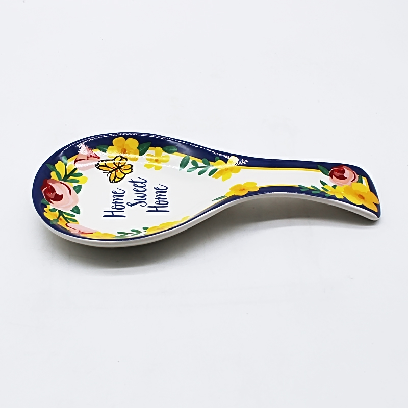 Ceramic spoon holder
