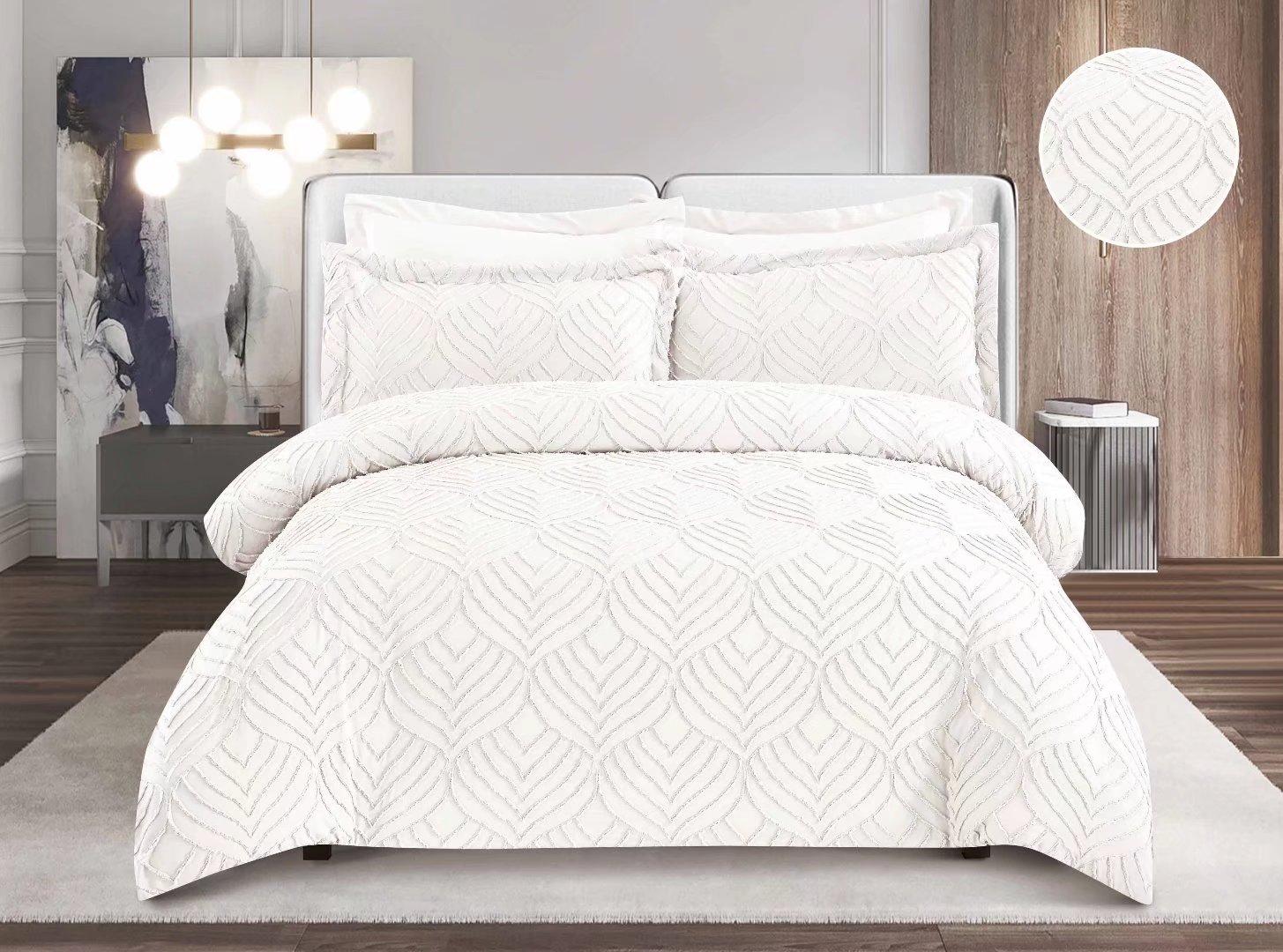 Elegant Jacquard 100% polyester Duvet Cover set