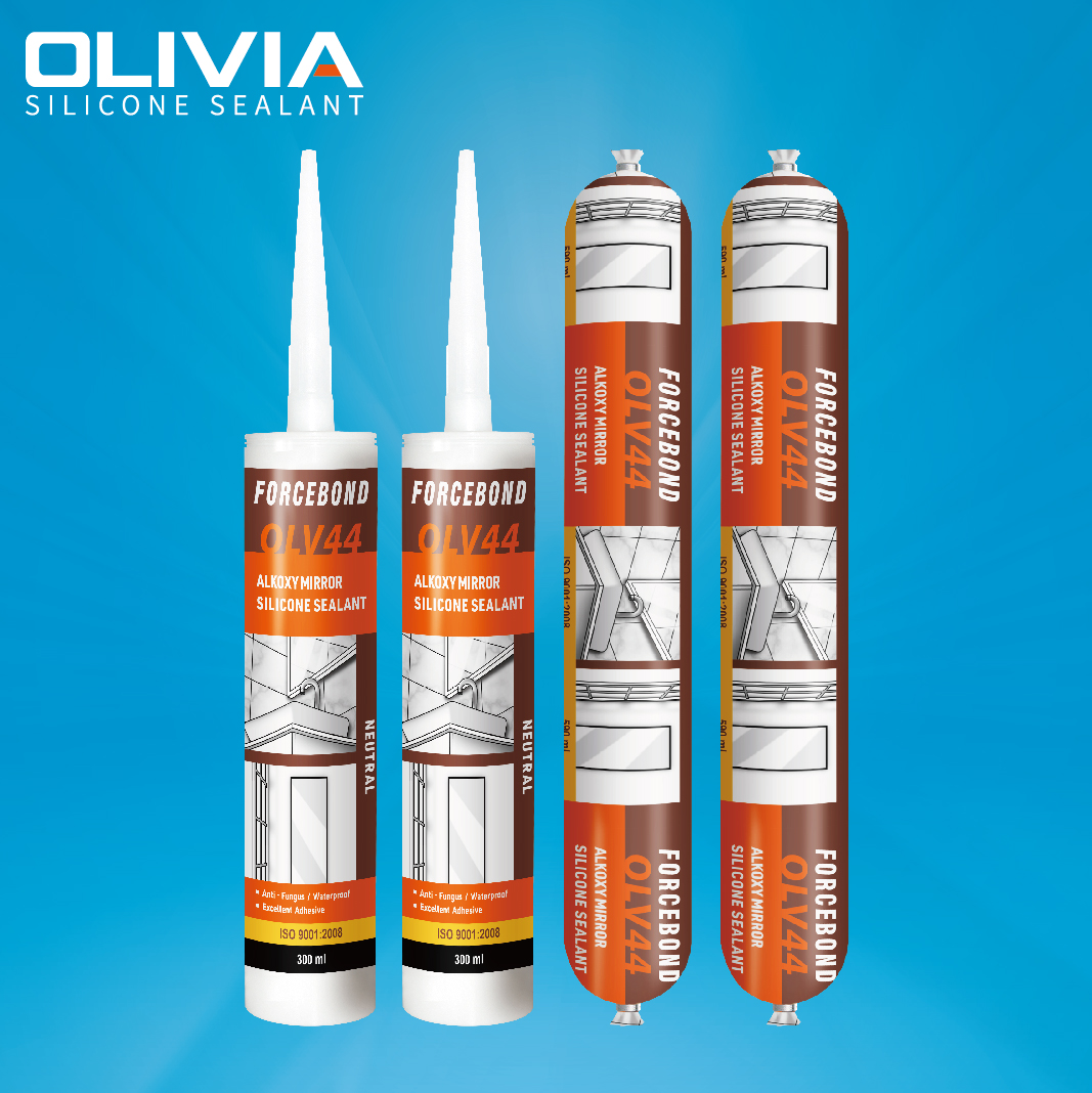 Neutral Alkoxy Mirror Silicone Sealant OLV44