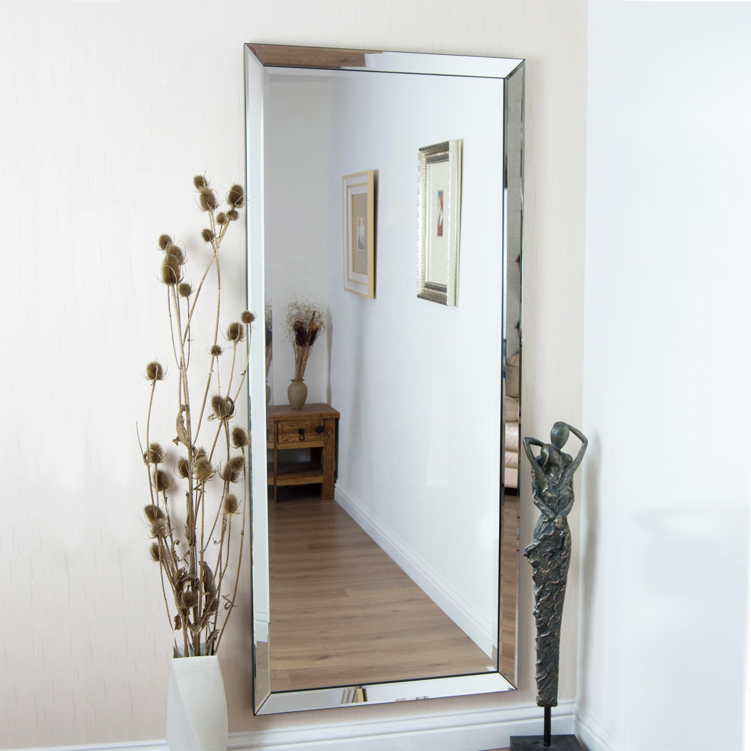 3mm, 4mm, 5mm, 6mm, Concise Style Good Price Rectangle Round Oval Shape Bathroom Beveled Mirror