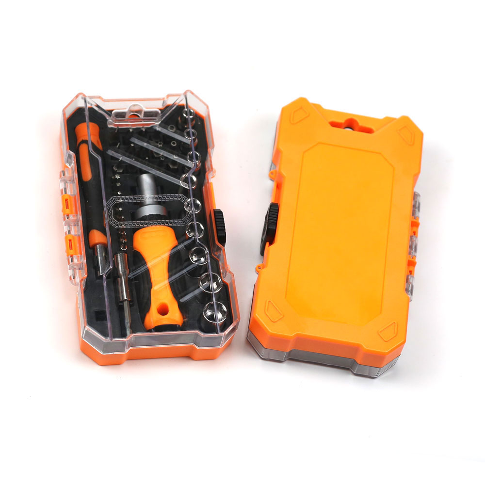 42pcs precision screwdriver bits and sockets set with ratchet handle