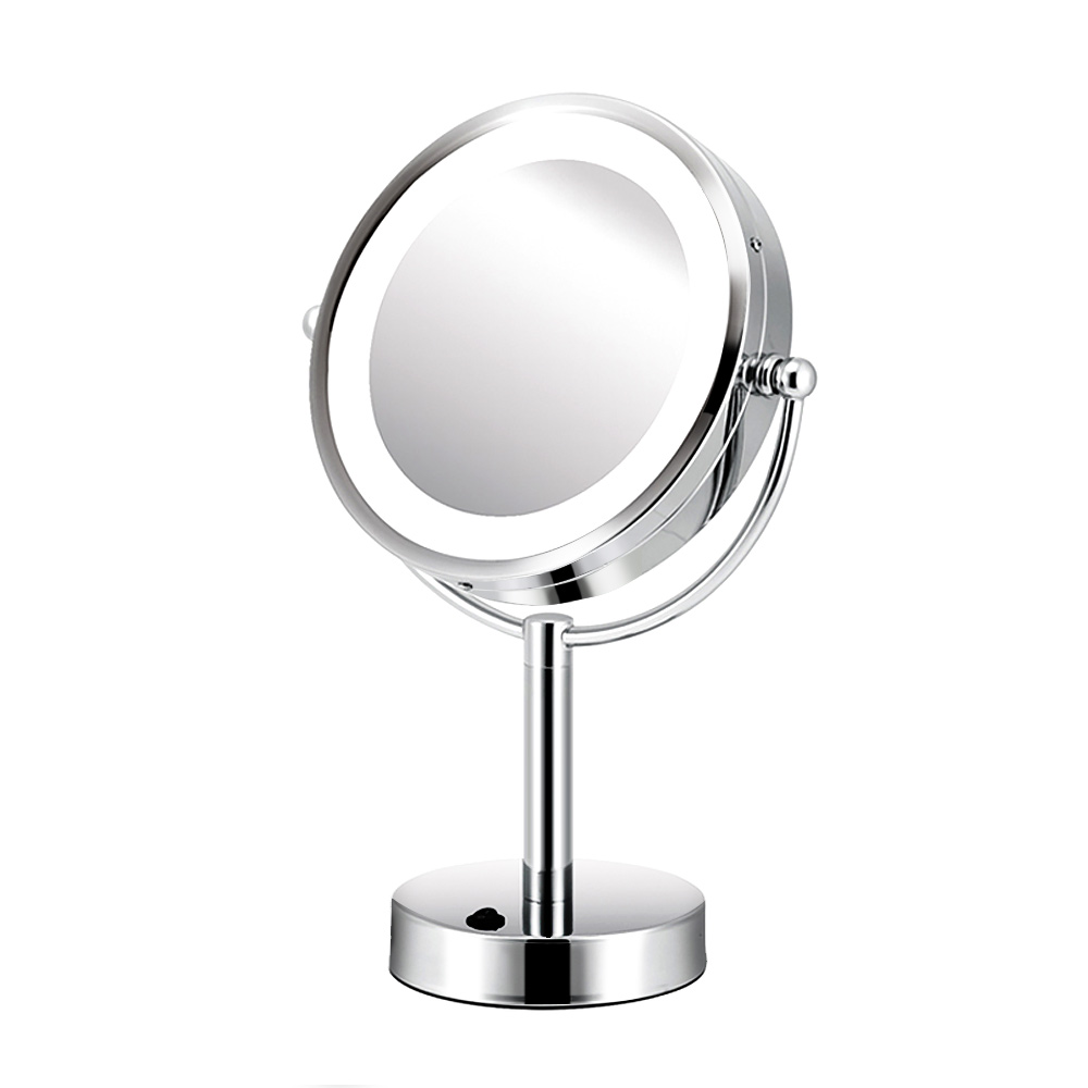 8.5 inch double sides LED vanity mirror for makeup