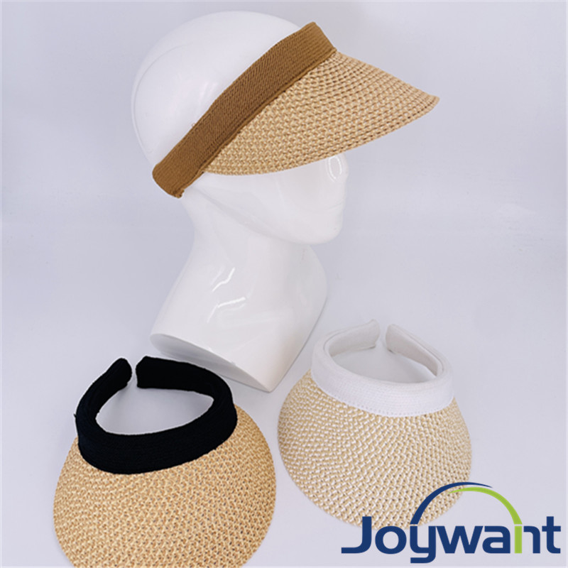 Lady allure visor hat simple beach hat