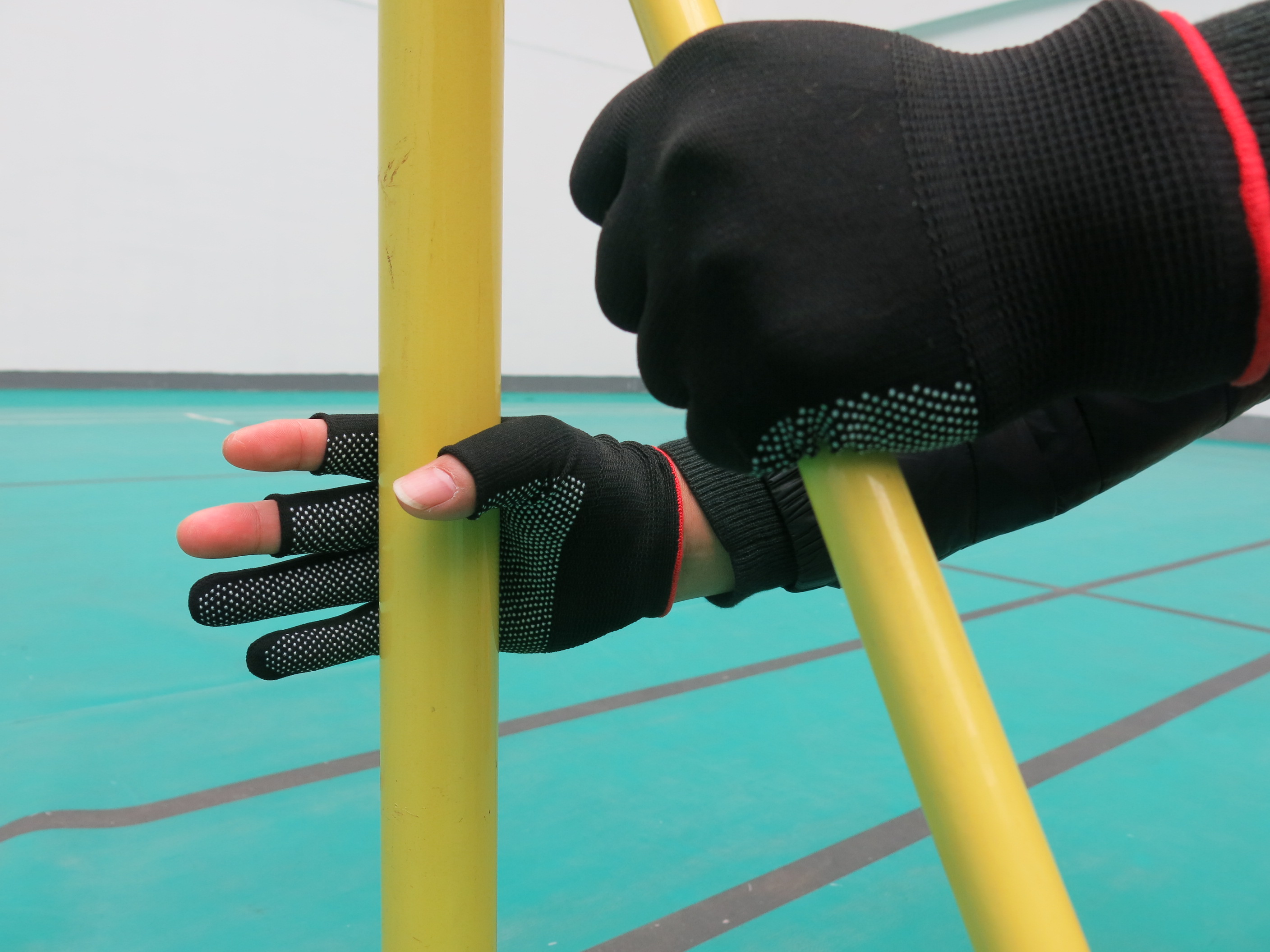 Seamless with PVC glove
