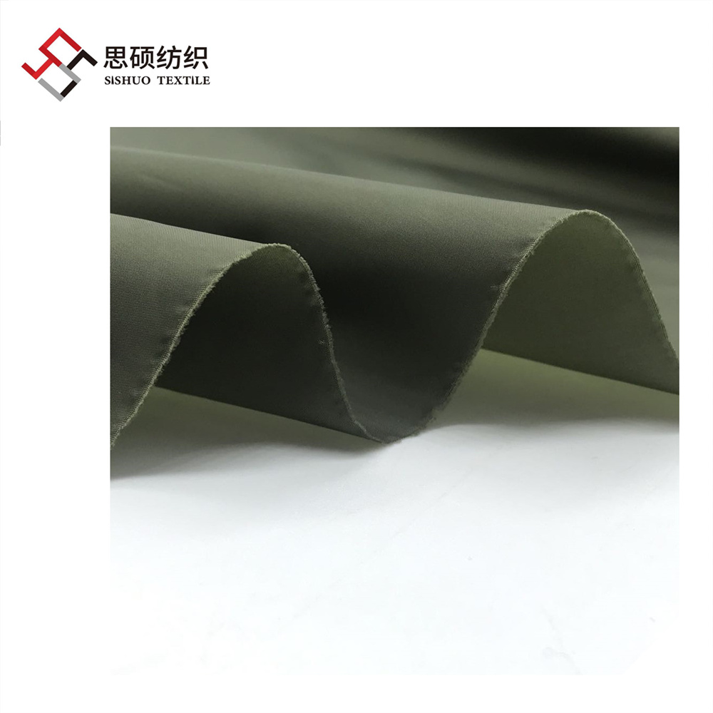 Recycled 400T taffeta fabric for lining down coat