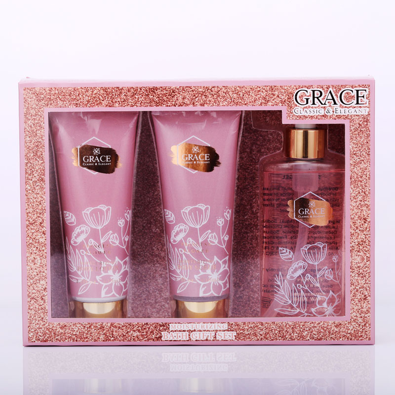 Hello Grace popular natural body wash spa bath gift set
