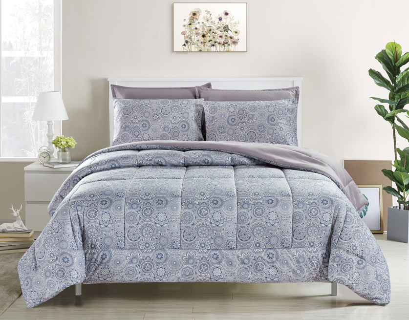 Winter quilt set 6 pieces printed new pattern soft ultra light weight hot-selling