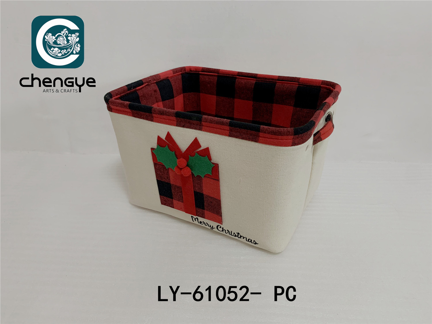Christmas fabric basket, gift bag，storage basket