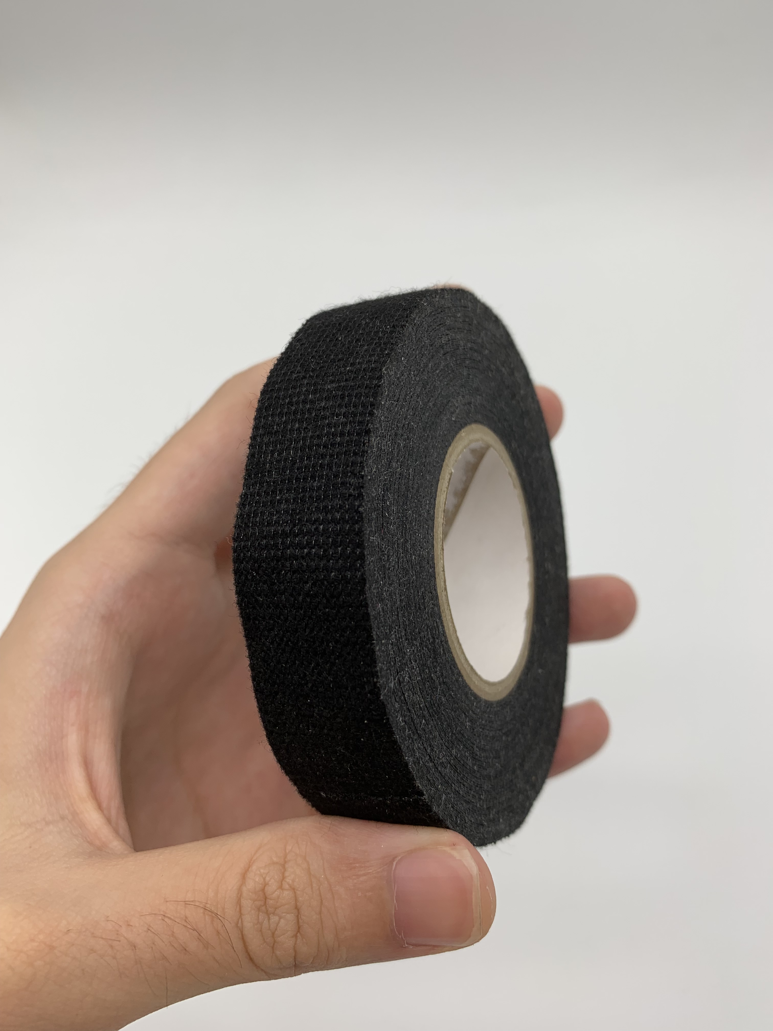 Black Automotive Polyester Fabric Pet Adhesive Cable Protection Wiring Harness Cloth Tape