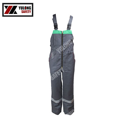 CVC polyester cotton flame retardant cotton bib pants