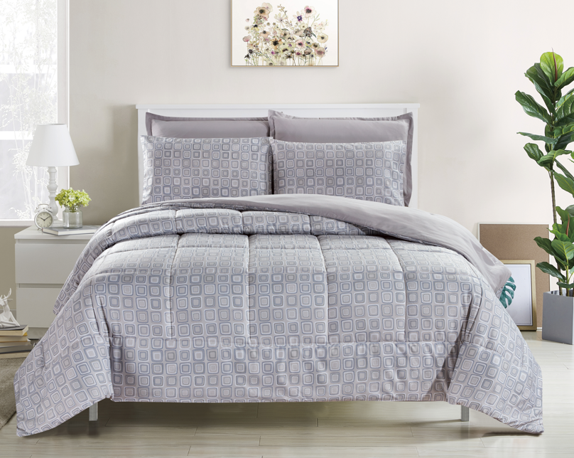 Luxury line printed winter quilt set 6 pieces printed new pattern soft ultra light weight hot-selling