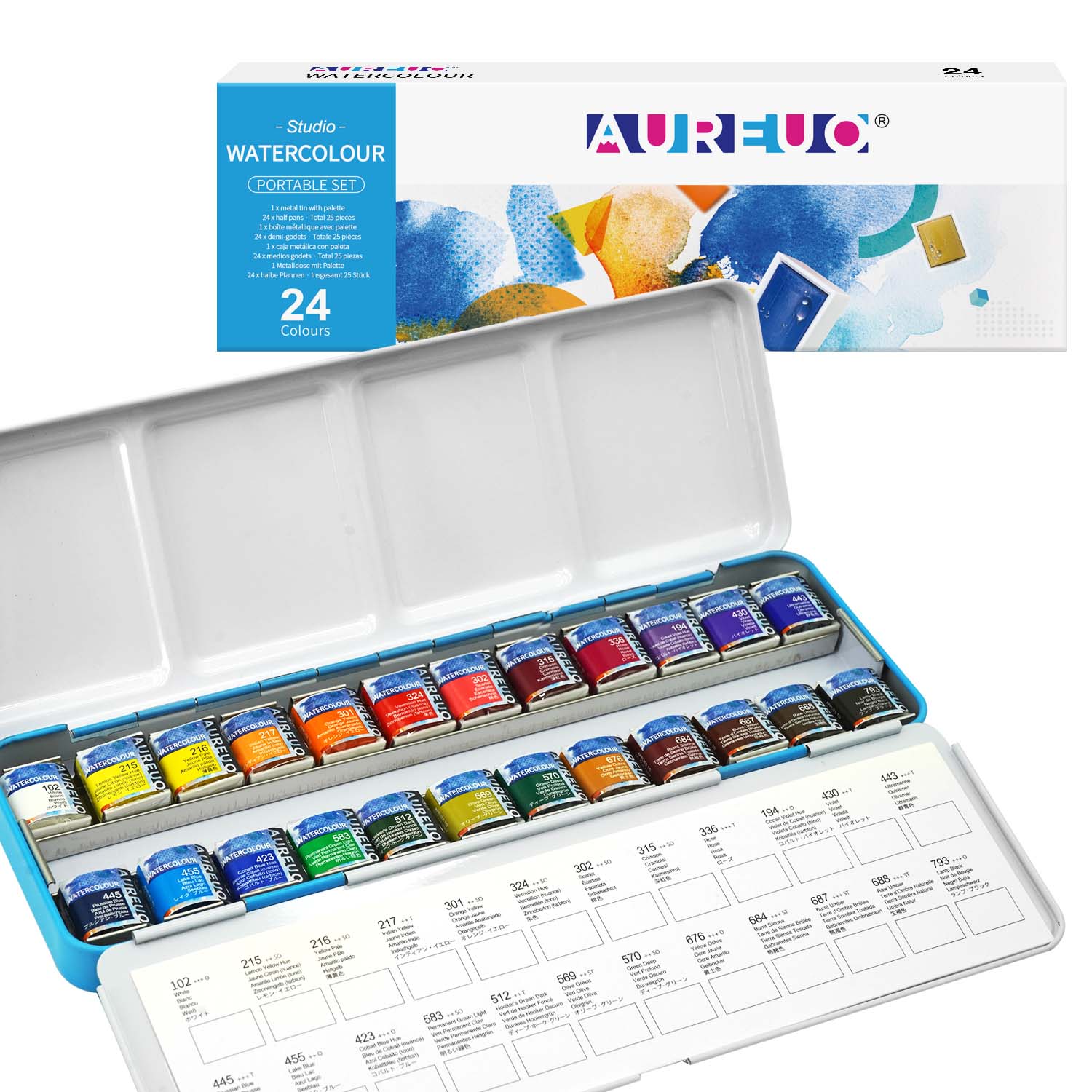 Watercolour Portable Set For Students