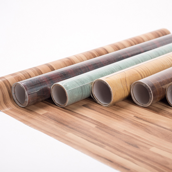 Printed Self Adhesive Film Wooden Printed Wallpaper self adhesive vinyl film