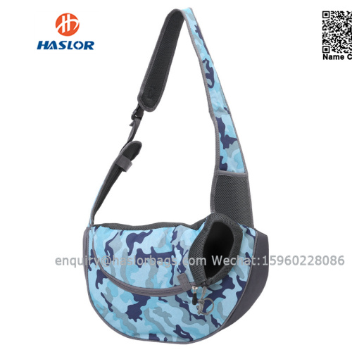 #18AA Cross-body Portable Collapsible Breathable Travel Pet Sling Carrier Bag Dog Cat Pets Bags