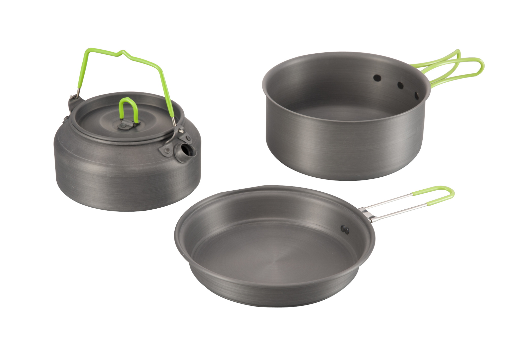 3pcs aluminum camping cookware set