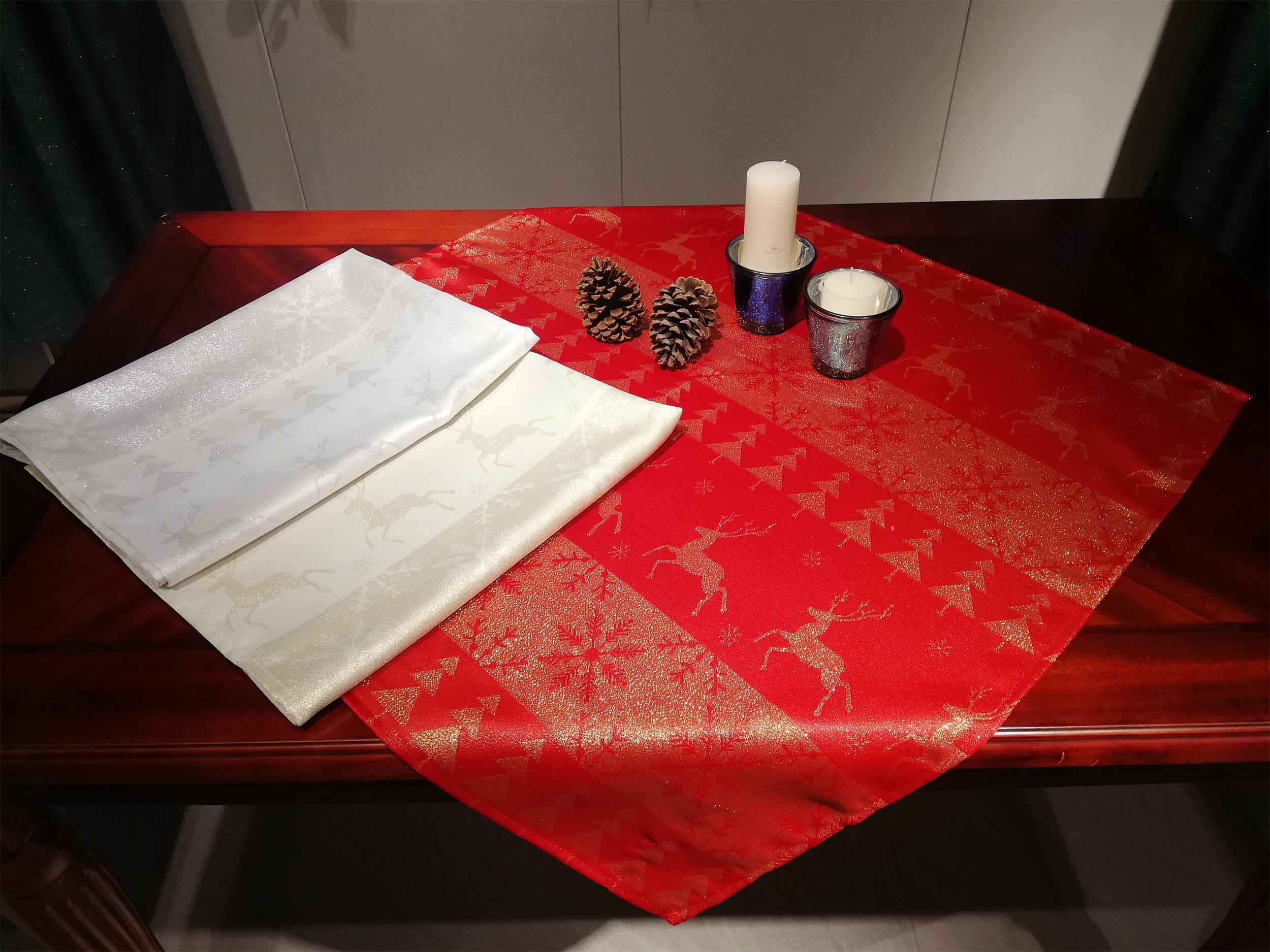 Christmas Lurex Table Cloth