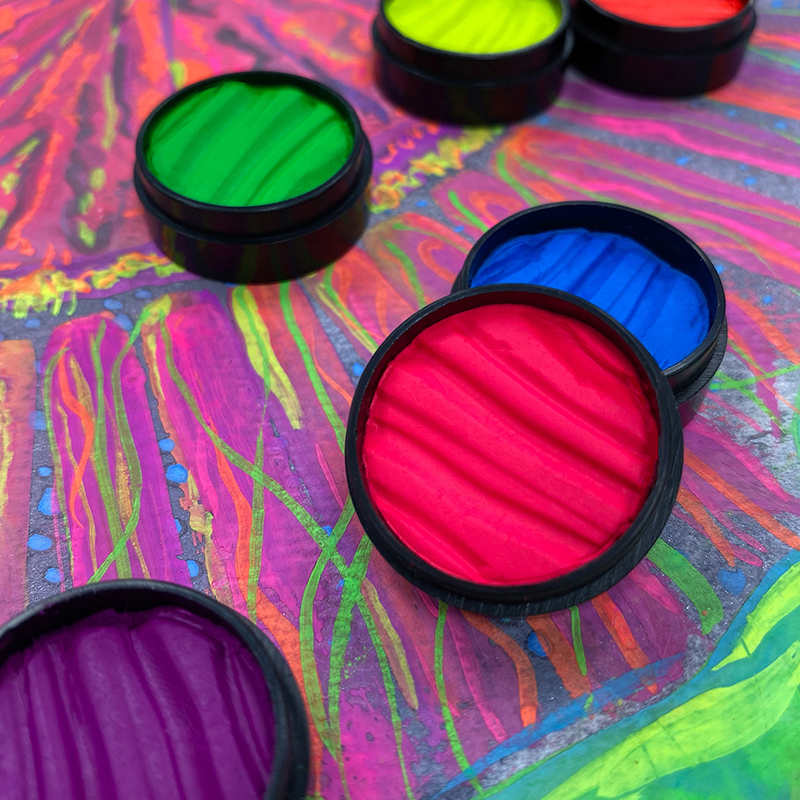 Artist Pearly Water Colors Neon Series