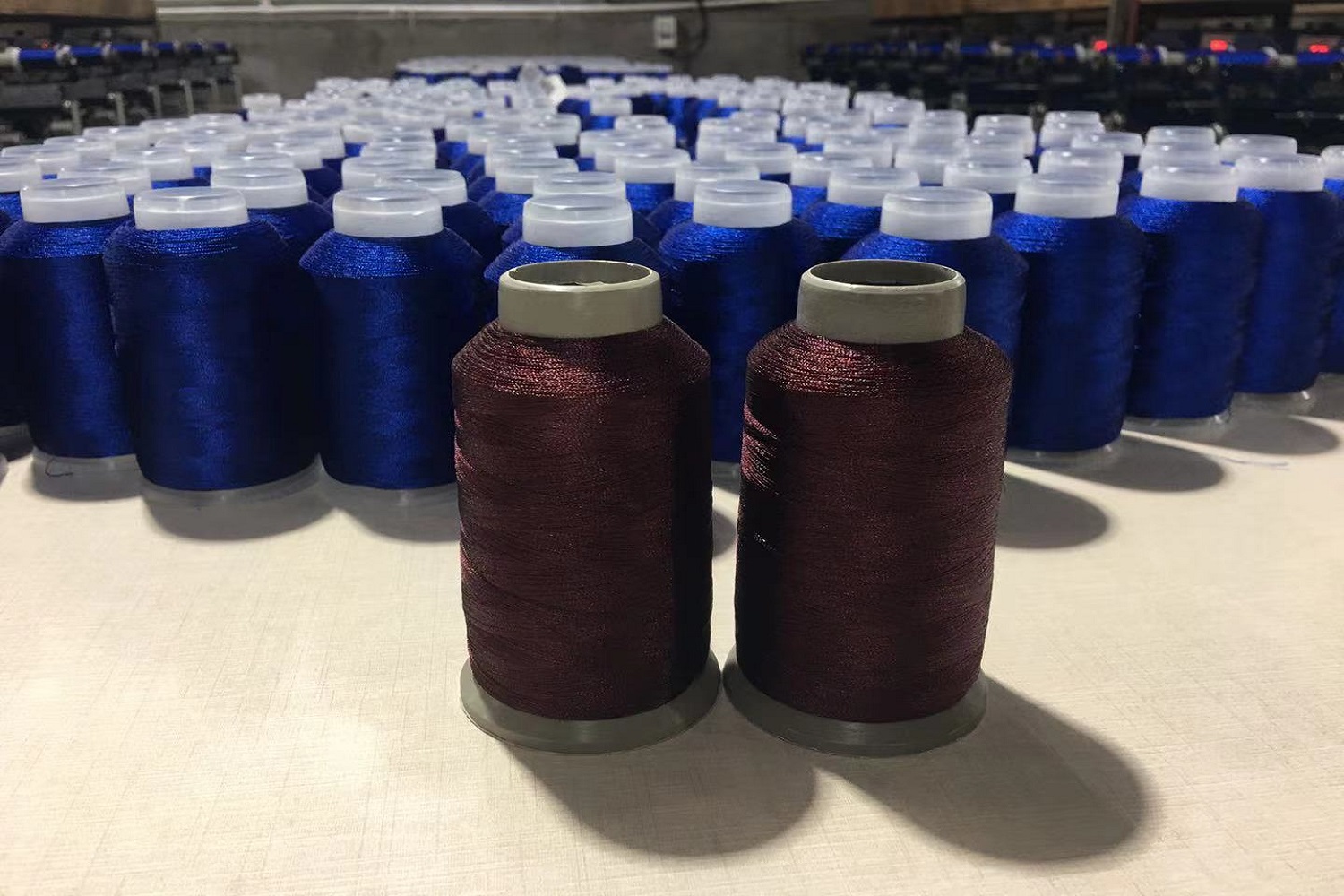100% Polyester Embroidery Thread 108D/2 120D/2 150D/2 4000Y