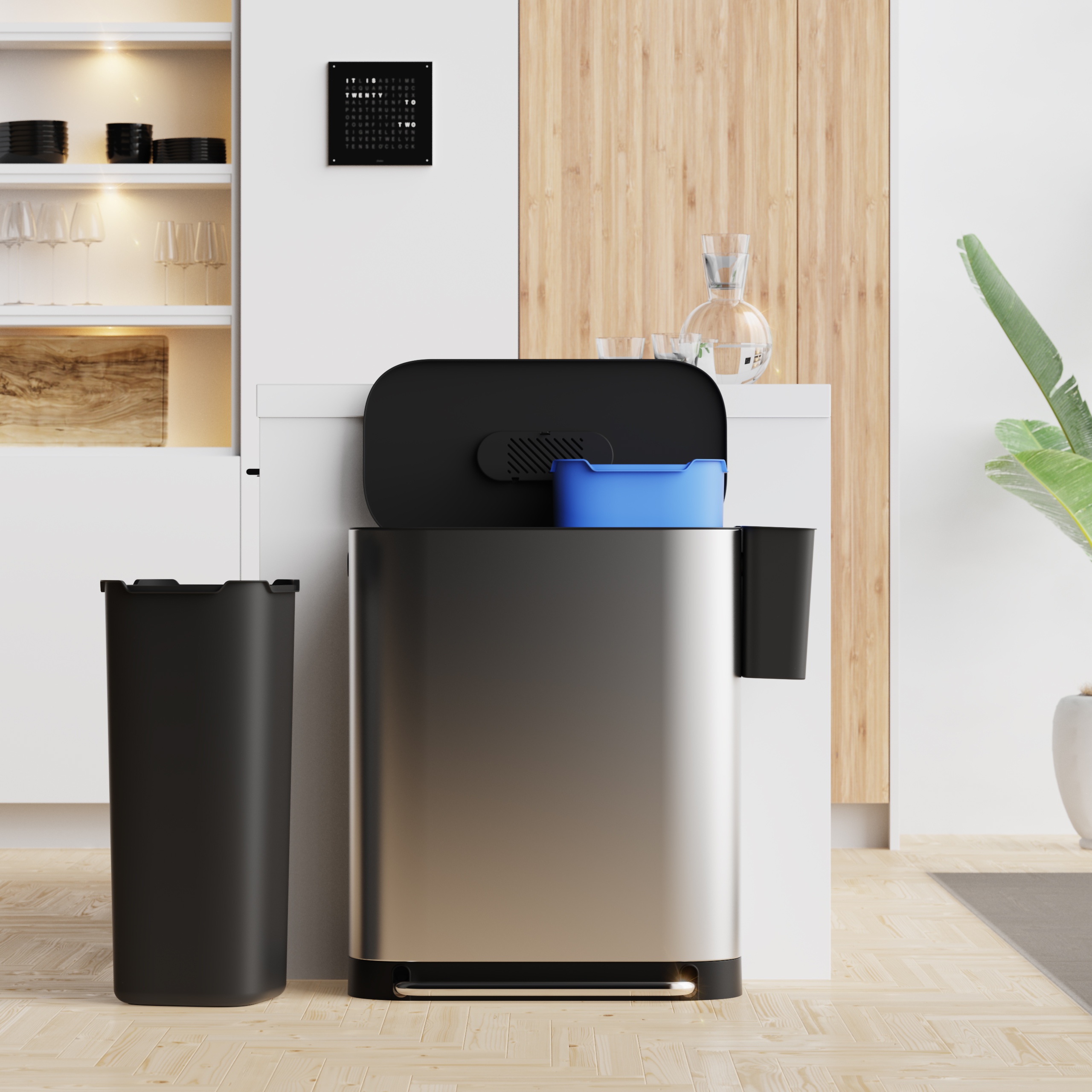 000000001-60l Recycling Bin 60l